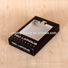 Black custom logo paper box small packaging paper box